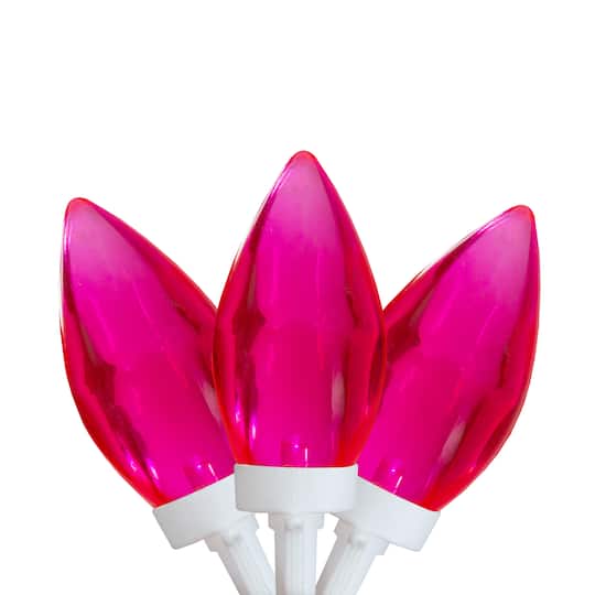 Northlight 25ct. LED C9 Christmas String Lights in Pink | 16 ft | Michaels®